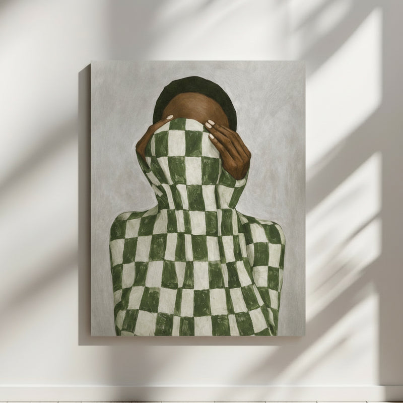 Colorful black woman wall art print featuring expressive Afrocentric design and vibrant tones