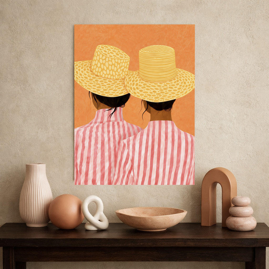 Black Women Wall Art Poster – Colorful Afrocentric Portrait