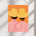 Black Women Wall Art Poster – Colorful Afrocentric Portrait